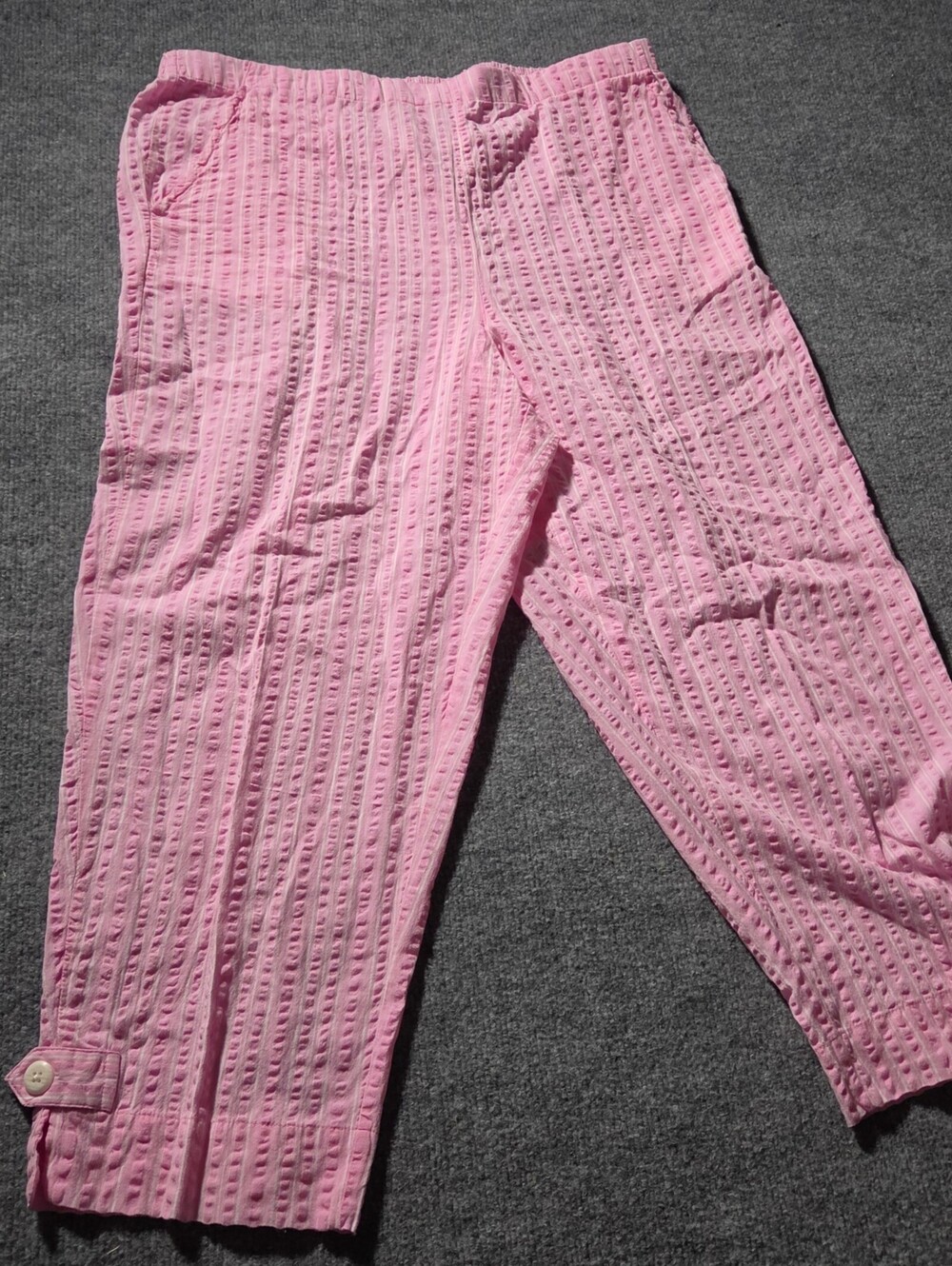 Appleseeds Pink Cotton Cropped Pants Size 16